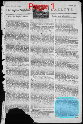 Page thumbnail for The New Hampshire Gazette