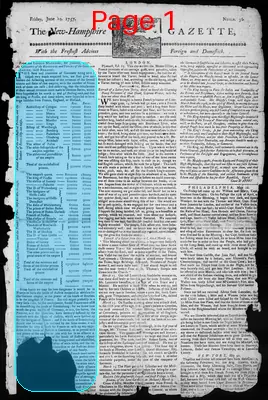 Page thumbnail for The New Hampshire Gazette