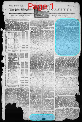 Page thumbnail for The New Hampshire Gazette