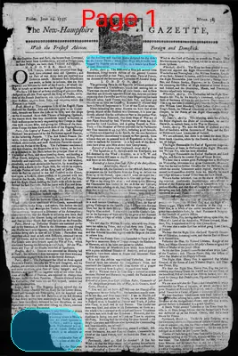 Page thumbnail for The New Hampshire Gazette