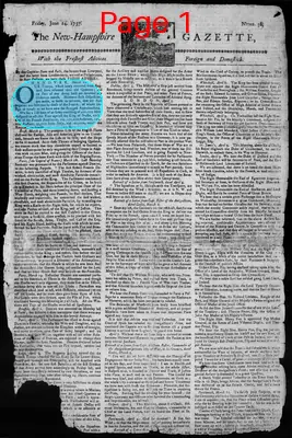 Page thumbnail for The New Hampshire Gazette