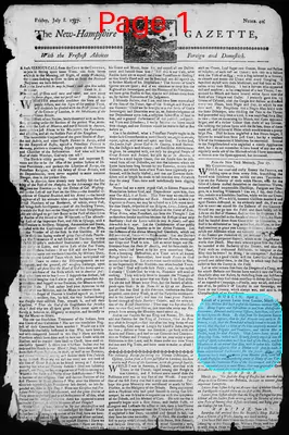 Page thumbnail for The New Hampshire Gazette