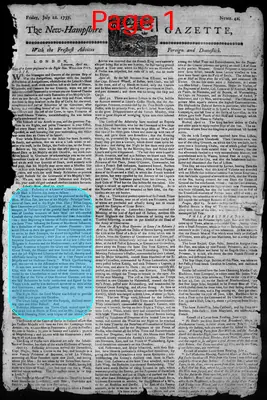 Page thumbnail for The New Hampshire Gazette