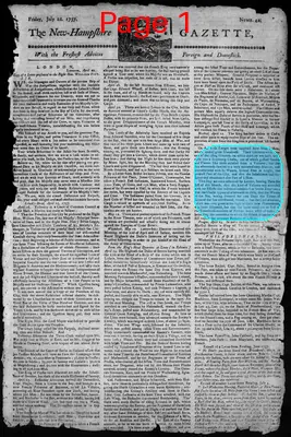 Page thumbnail for The New Hampshire Gazette