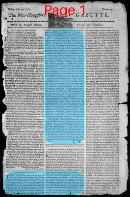 Page thumbnail for The New Hampshire Gazette