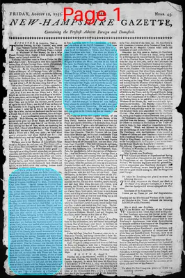 Page thumbnail for The New Hampshire Gazette