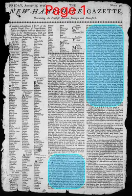 Page thumbnail for The New Hampshire Gazette
