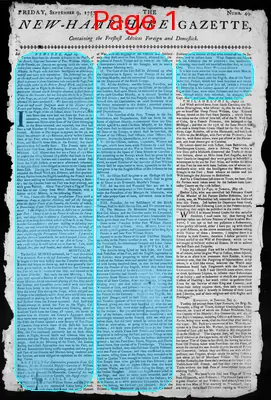 Page thumbnail for The New Hampshire Gazette