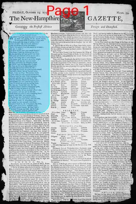 Page thumbnail for The New Hampshire Gazette