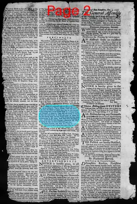 Page thumbnail for The New Hampshire Gazette