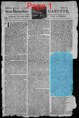 Page thumbnail for The New Hampshire Gazette