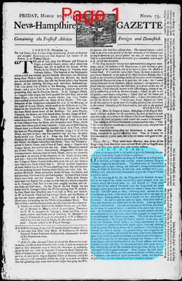 Page thumbnail for The New Hampshire Gazette