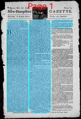 Page thumbnail for The New Hampshire Gazette