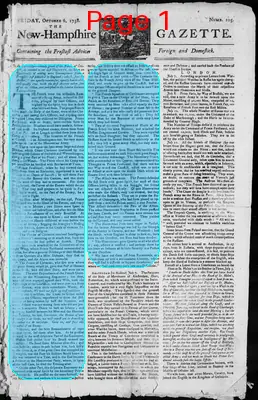 Page thumbnail for The New Hampshire Gazette
