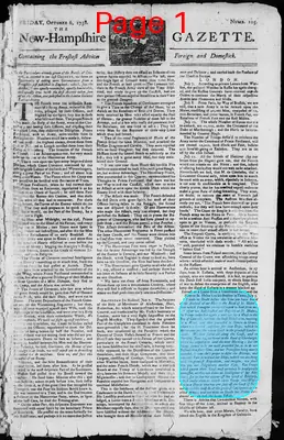 Page thumbnail for The New Hampshire Gazette