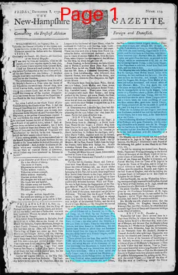 Page thumbnail for The New Hampshire Gazette
