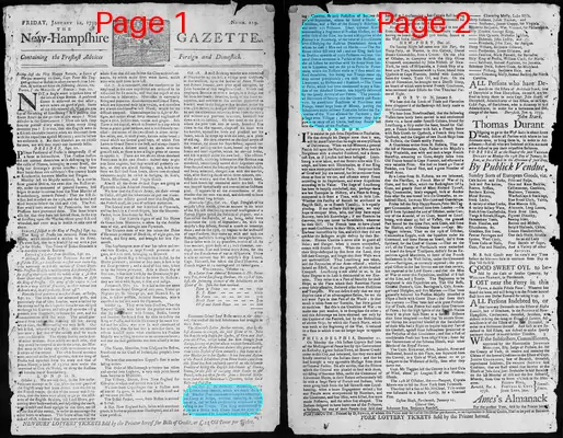 Page thumbnail for The New Hampshire Gazette