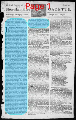 Page thumbnail for The New Hampshire Gazette