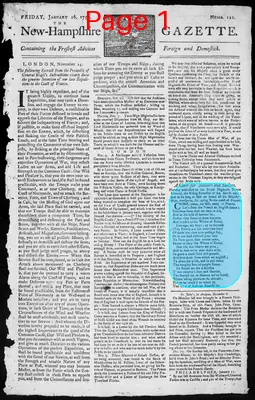 Page thumbnail for The New Hampshire Gazette