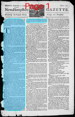 Page thumbnail for The New Hampshire Gazette