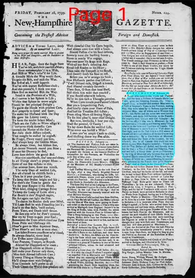 Page thumbnail for The New Hampshire Gazette