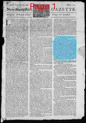 Page thumbnail for The New Hampshire Gazette