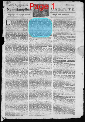 Page thumbnail for The New Hampshire Gazette