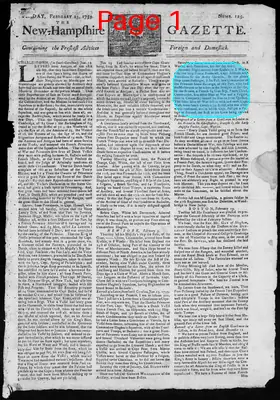 Page thumbnail for The New Hampshire Gazette