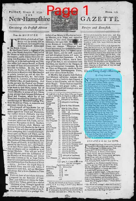 Page thumbnail for The New Hampshire Gazette