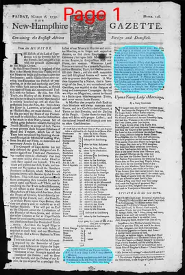 Page thumbnail for The New Hampshire Gazette
