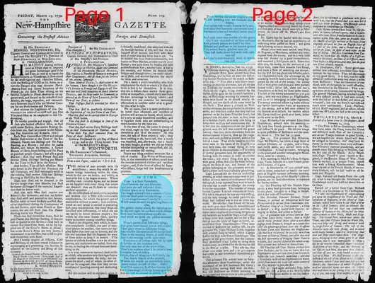 Page thumbnail for The New Hampshire Gazette