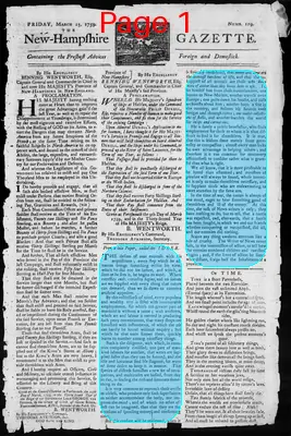Page thumbnail for The New Hampshire Gazette