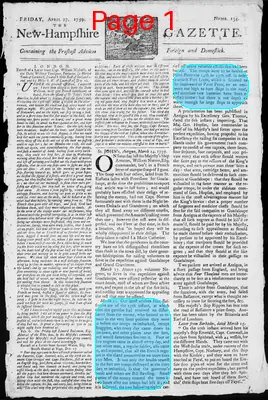Page thumbnail for The New Hampshire Gazette