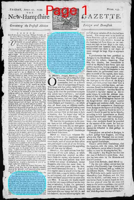 Page thumbnail for The New Hampshire Gazette