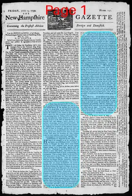 Page thumbnail for The New Hampshire Gazette