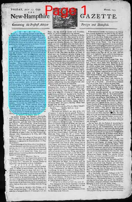 Page thumbnail for The New Hampshire Gazette