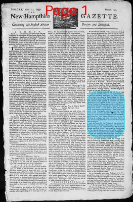 Page thumbnail for The New Hampshire Gazette