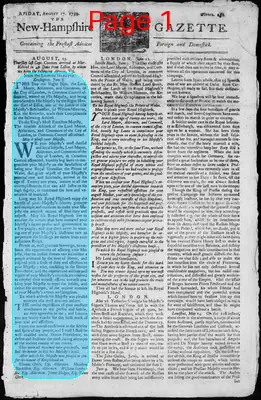 Page thumbnail for The New Hampshire Gazette