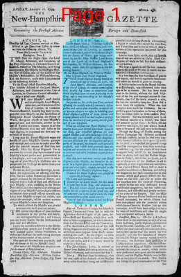 Page thumbnail for The New Hampshire Gazette