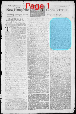 Page thumbnail for The New Hampshire Gazette