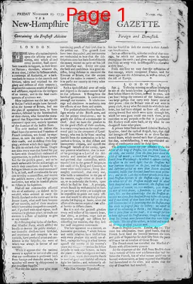 Page thumbnail for The New Hampshire Gazette