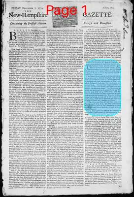 Page thumbnail for The New Hampshire Gazette