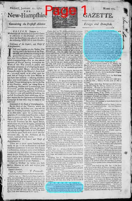 Page thumbnail for The New Hampshire Gazette