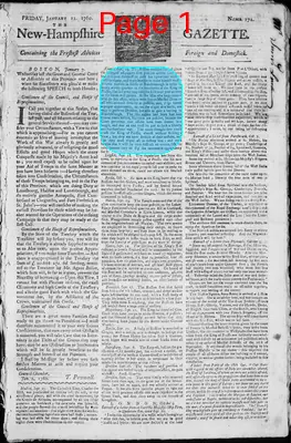 Page thumbnail for The New Hampshire Gazette