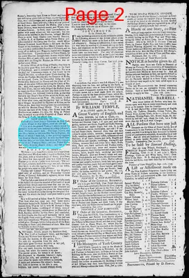 Page thumbnail for The New Hampshire Gazette