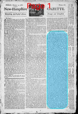 Page thumbnail for The New Hampshire Gazette