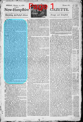 Page thumbnail for The New Hampshire Gazette