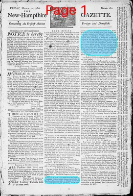 Page thumbnail for The New Hampshire Gazette