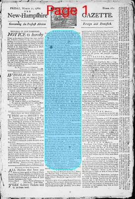 Page thumbnail for The New Hampshire Gazette
