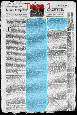 Page thumbnail for The New Hampshire Gazette